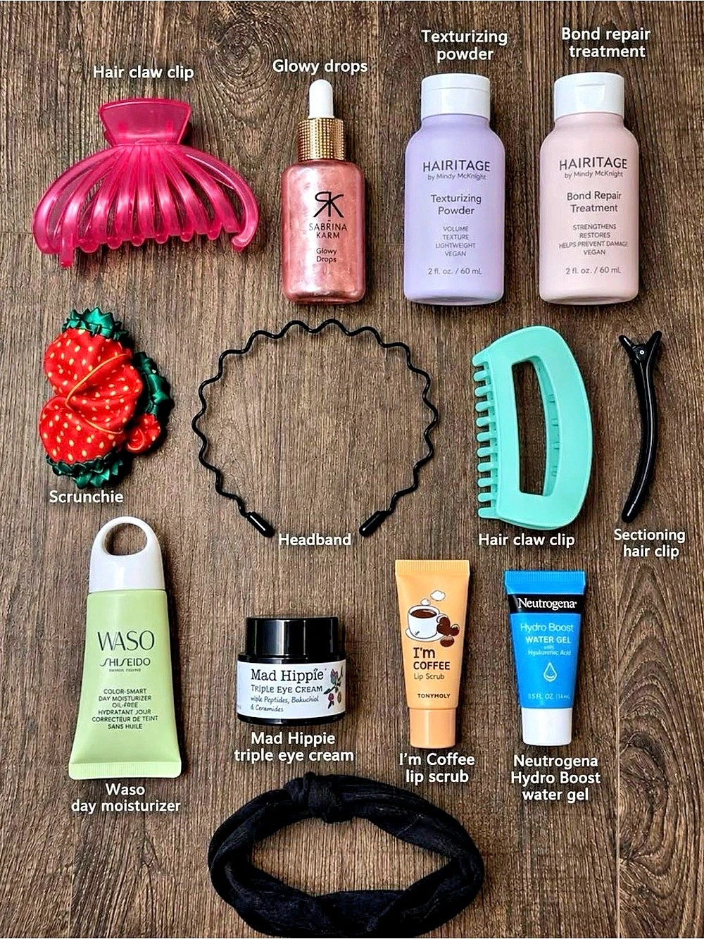 Beauty Skincare Hair Accessory Bundle Shiseido Hairitage Mad Hippie